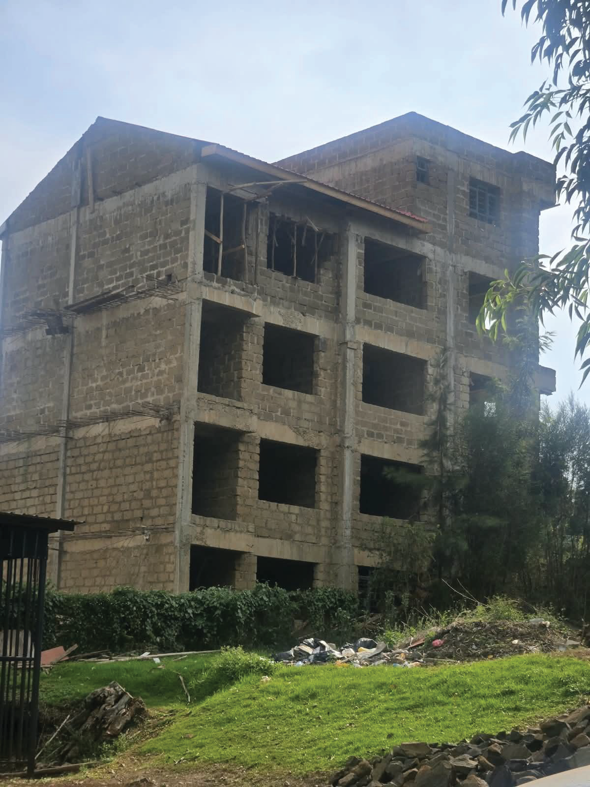 Residential house under construction in Kabimoi