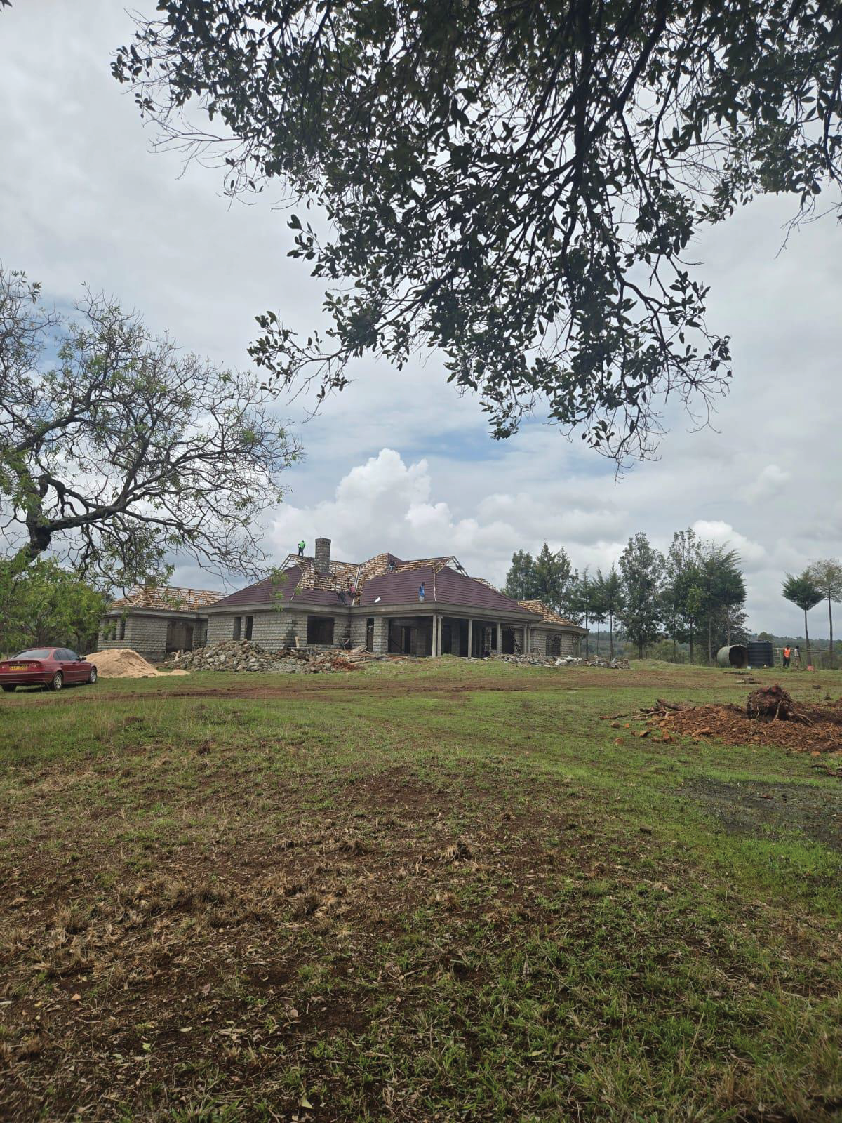 Residential apartments under construction in Kericho